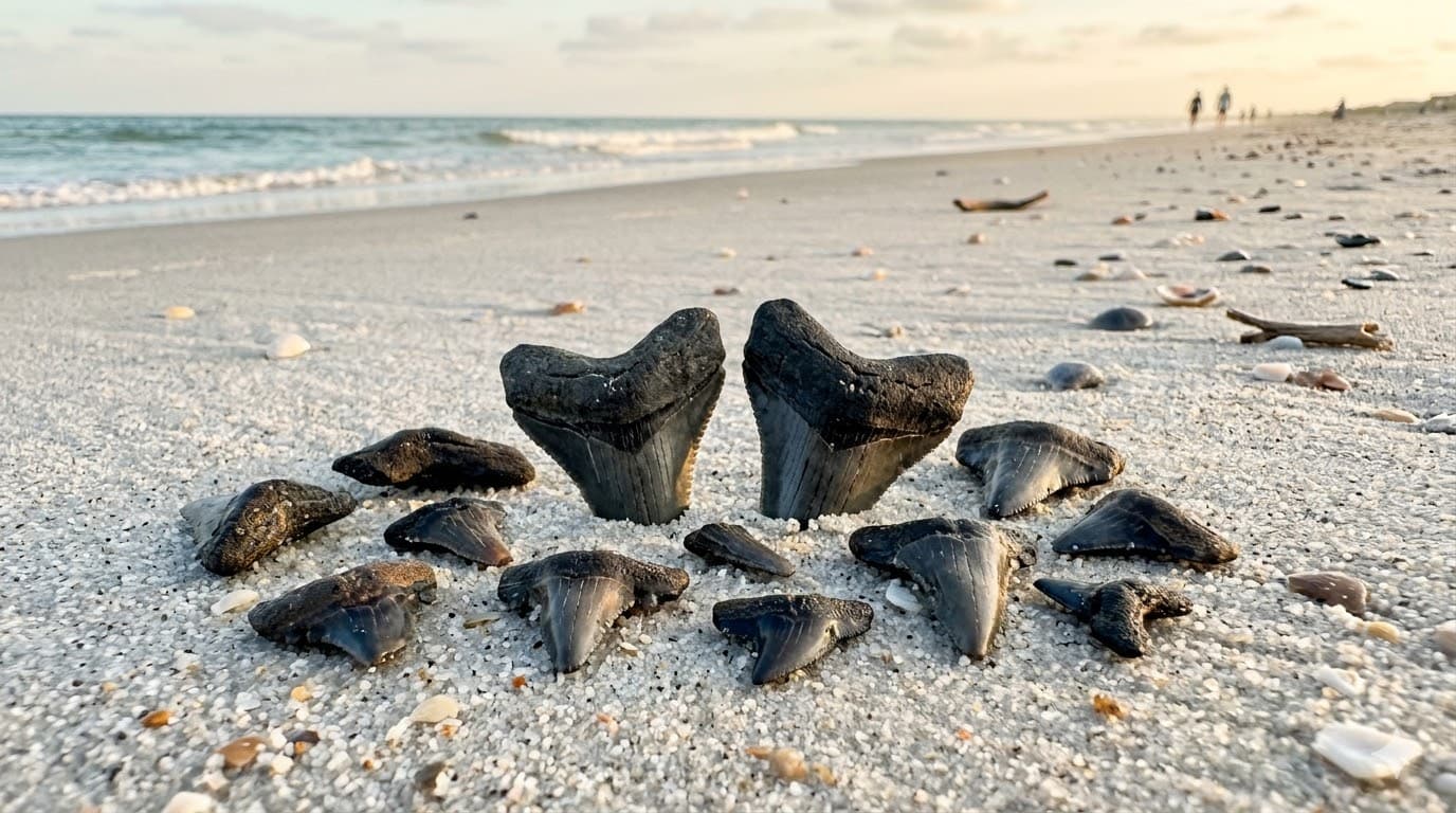 Shark Tooth Hunting at Folly Beach — The Complete Guide